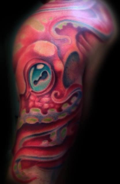 Tattoos - octopus creature - 96215
